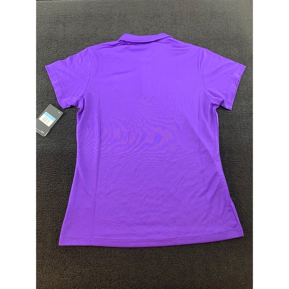 Nike Dri-Fit Purple Alabama Crimson Tide A‎ Logo Womens Polo Shirt Size M - Picture 2 of 8